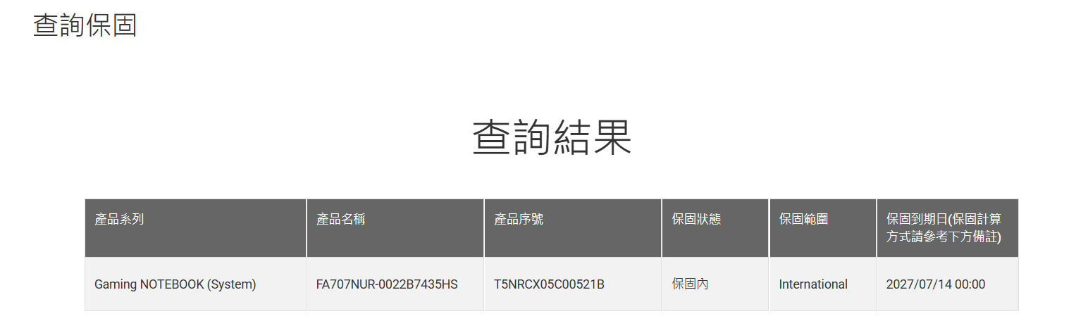 【已售出】東盛當舖【流當商品特售】筆記型電腦ASUS TUF A17 Gaming FA707 (R7-7435HS/16G/512G SSD/RTX3050 4G/FHD/W11/17.3/144Hz)